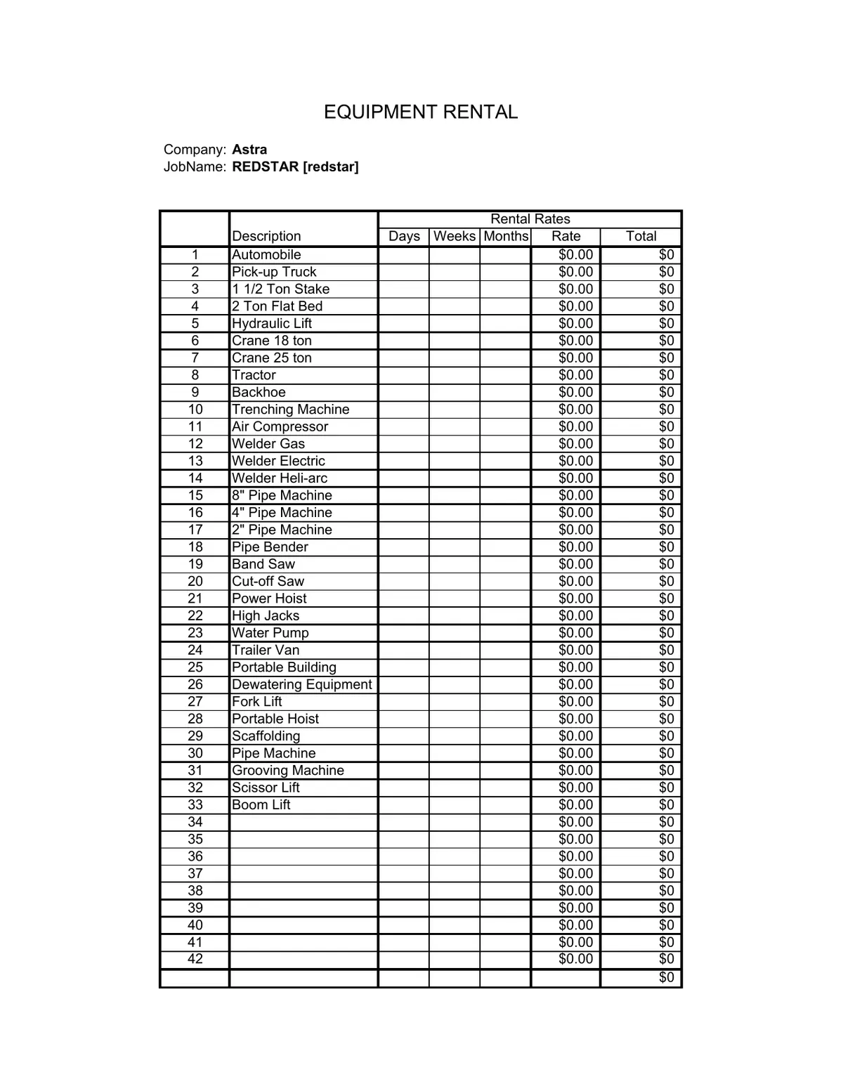 Plumbing Estimating Example Project preview, page 5 of 6