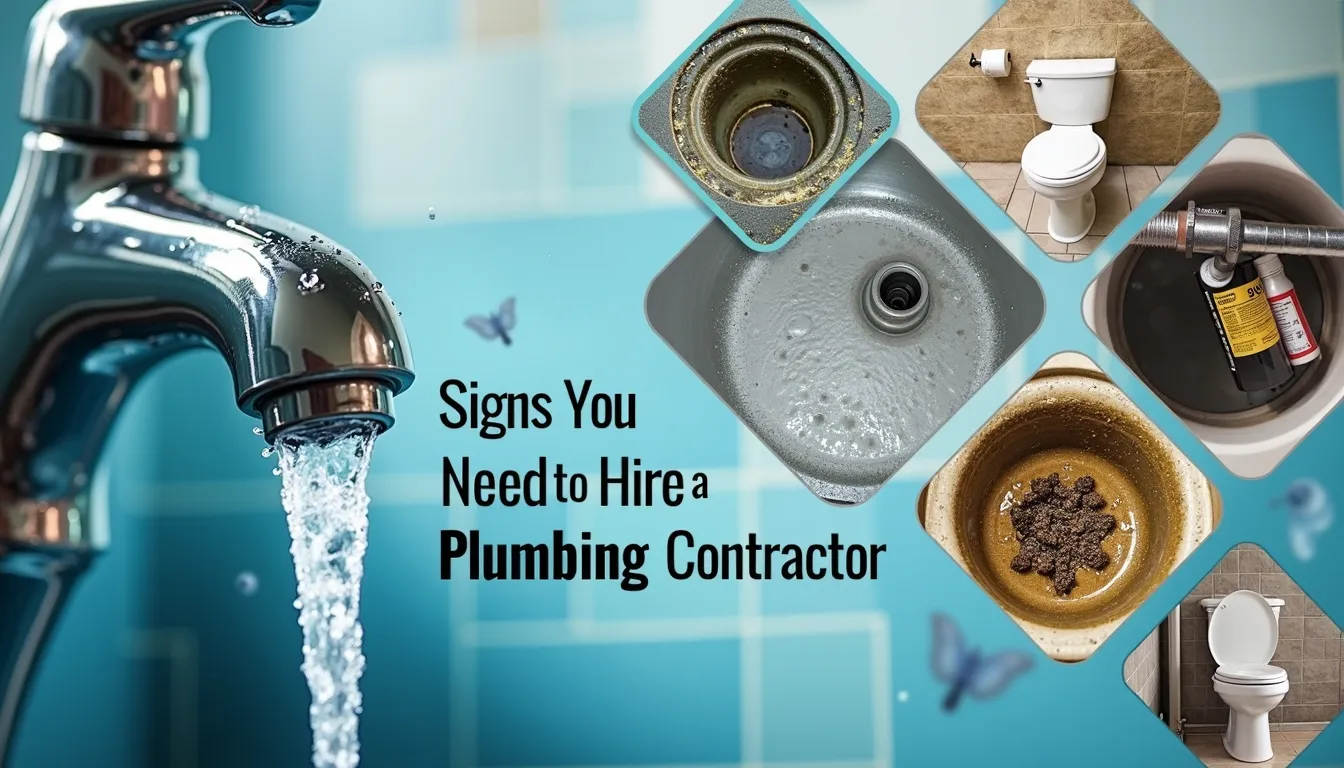 Signs You Need to Hire a Plumbing Contractor